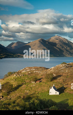 Mauvais Callda Liatach Beinn Alligin et avec, Wester Ross, Scotland, UK, UK Banque D'Images