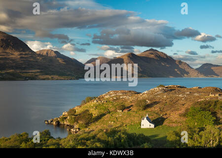 Mauvais Callda Liatach Beinn Alligin et avec, Wester Ross, Scotland, UK Banque D'Images