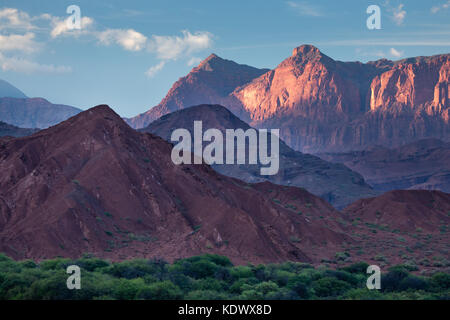 La Quebrada de la Conches, Valles Calchaquies, la province de Salta, Argentine Banque D'Images