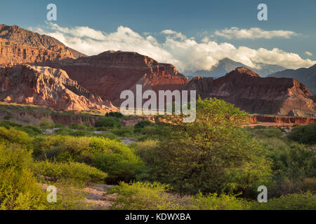 La Quebrada de la Conches, Valles Calchaquies, la province de Salta, Argentine Banque D'Images