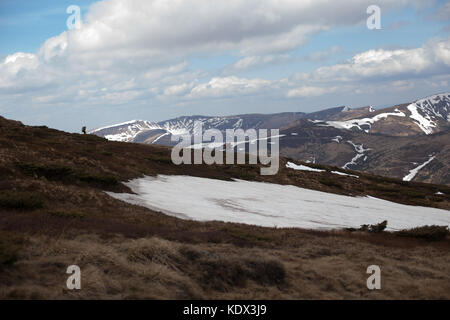 Paysage de montagne au printemps, l'ukraine, Carpates. europe, dragobrat Banque D'Images