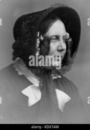 Catherine Dickens, l'épouse de l'écrivain anglais Charles Dickens, Catherine dickens Banque D'Images