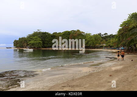 Playa Negra, Puerto Viejo de Talamanca, province de Limón, mer des Caraïbes, le Costa Rica, Amérique Centrale Banque D'Images