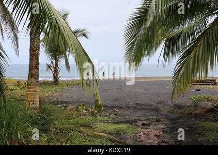 Playa Negra, Puerto Viejo de Talamanca, province de Limón, mer des Caraïbes, le Costa Rica, Amérique Centrale Banque D'Images