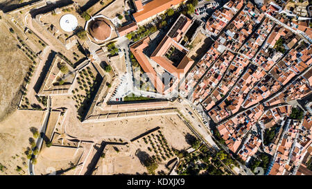 Bastian Fort, remparts, Château de Elvas, Portugal Banque D'Images