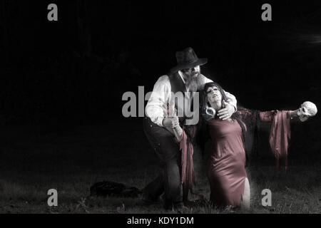 Undertaker vs Vampire Banque D'Images