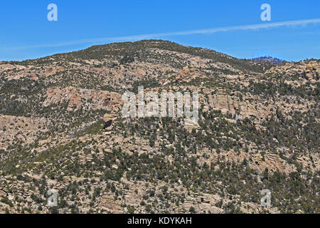 Vue de Windy Point Vista sur Mt. Lemmon Banque D'Images