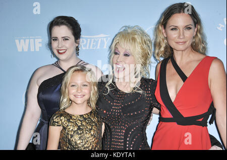 Variety and Women in film's 2017 Pre-Emmy Celebration at Gracias Madre - Arrivals featuring : Alyvia Alyn Lind, Dolly Parton, Jennifer Nettles où : Los Angeles, Californie, États-Unis quand : 15 Sep 2017 crédit : Apega/WENN.com Banque D'Images