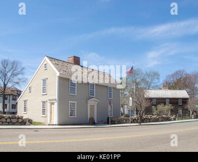 Les maisons de la famille Adams à Quincy Massachusetts Banque D'Images