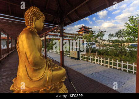 Taiyuan, Chine. 17 oct, 2017. l'wofu temple à Taiyuan, province de Shanxi en Chine du nord. crédit : Asie/Pacifique Sipa Press/Alamy live news Banque D'Images