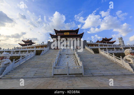 Taiyuan, Chine. 17 oct, 2017. l'wofu temple à Taiyuan, province de Shanxi en Chine du nord. crédit : Asie/Pacifique Sipa Press/Alamy live news Banque D'Images