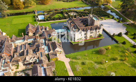 Chambres d'hôtes Château de Hever, le château de Hever, Kent, UK Banque D'Images