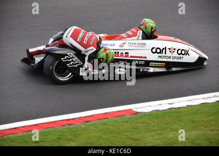 Side-car à la réunion championnat bsb Banque D'Images