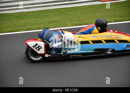 Side-car à la réunion championnat bsb Banque D'Images