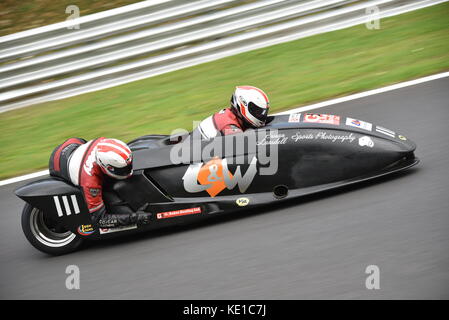 Side-car à la réunion championnat bsb Banque D'Images