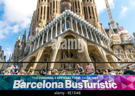 Sagrada familia Barcelone, Espagne Banque D'Images