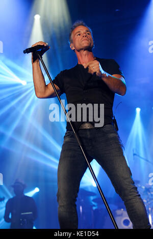 Québec, Canada. Bruno Pelletier effectue sur scène à Montréal Banque D'Images