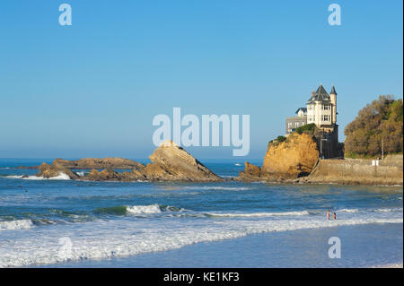 Villa belza, Biarritz, pyrénées-atlantiques[Dep artment, aquitaine, france Banque D'Images