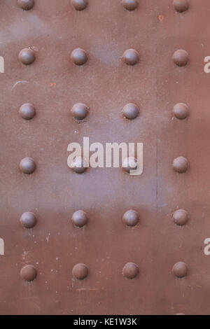 Et des toiles de fond.- métal rouillé Banque D'Images