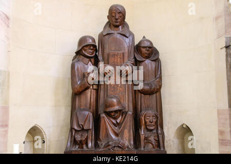 Magdeburg, Allemagne - 17 octobre 2017 : la sculpture de barlach, dans la cathédrale de Magdebourg. Banque D'Images