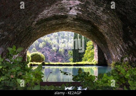 Jardines de Alfabia, Majorque, Baléares, Espagne Banque D'Images