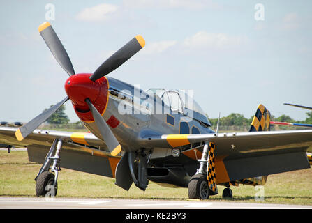 Avion de guerre légendaire P-51 Mustang Banque D'Images