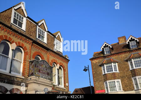 Whitstable, uk - 15 octobre 2017 : duc de Cumberland pub dans high street Banque D'Images