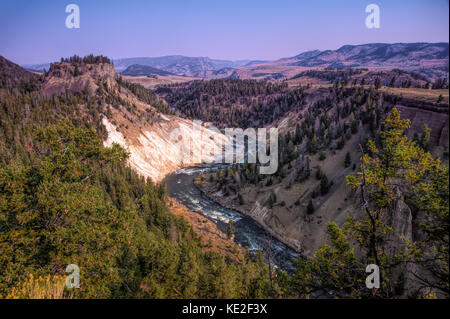 22 août 2017 - Parc national de Yellowstone Banque D'Images