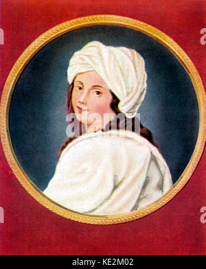 Beatrice Cenci. Portrait de la femme de la noblesse italienne. D'après une peinture par Guido Remi. Berthold Goldschmidt inspiration pour l'opéra de Beatrice Cenci. Banque D'Images