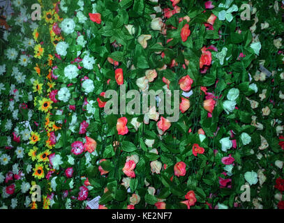 Fleurs artificielles Banque D'Images