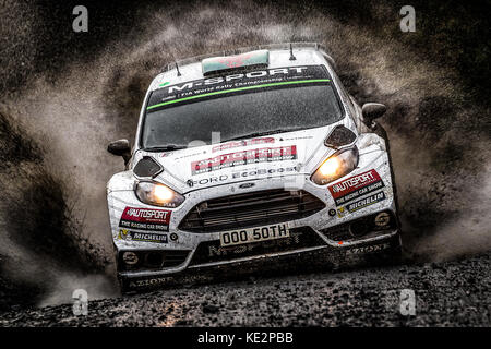 Elfyn Evans au Championnat du Monde des Rallyes WRC, Wales Rally GB, Pays de Galles, Royaume-Uni Banque D'Images