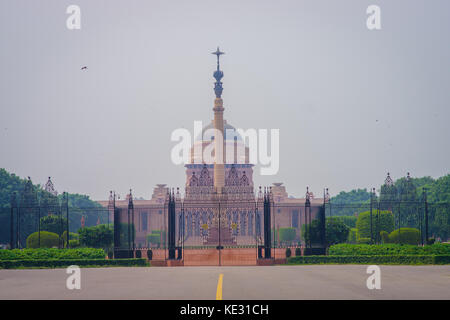 Jaipur, Inde - le 26 septembre 2017 gouvernement : construction de Rashtrapati Bhavan est la résidence officielle du président de l'Inde Banque D'Images