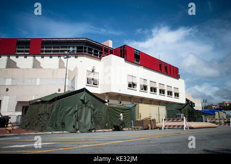 Un point de vue extérieur de l'arène à Humacao Humacao, Puerto Rico Banque D'Images