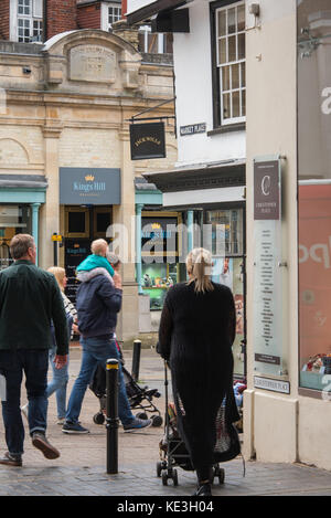 St Albans shopping Banque D'Images