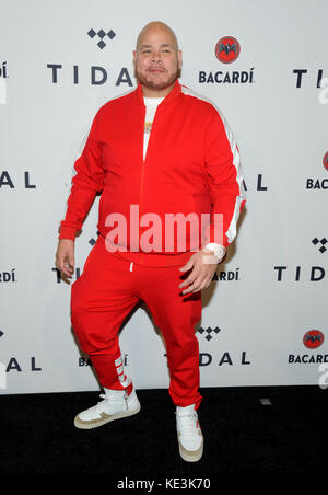 New York, NY, États-Unis. 17 octobre 2017. FAT Joe assiste À LA MARÉE X : Brooklyn au Barclays Center de Brooklyn le 17 octobre 2017 à New York City. Crédit : John Palmer/Media Punch/Alay Live News Banque D'Images