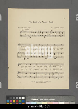 La touche d'une main de femme (NYPL Hadès 6096031998221) Banque D'Images