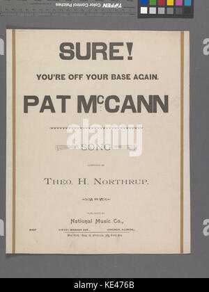 Assurez-vous ! Vous êtes off votre base de nouveau, Pat McCann (NYPL Hadès 4490351157588) Banque D'Images
