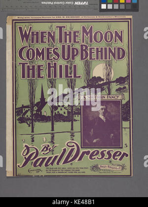 Lorsque la lune se lève derrière la colline (NYPL Hadès 6089211257264) Banque D'Images