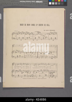 Lorsque la lune se lève derrière la colline (NYPL Hadès 6089211948259) Banque D'Images