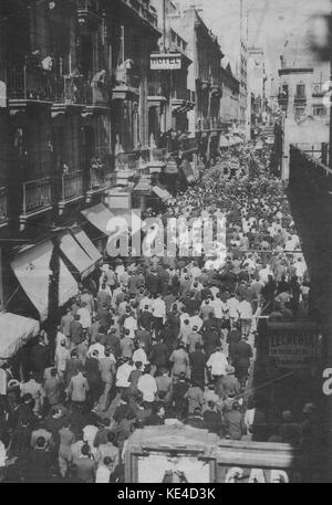 Procesion Gardel 1936 Banque D'Images