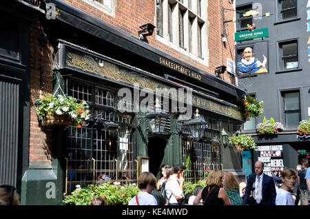 Shakespeare's head pub à Carnaby Street, Londres, Royaume-Uni. Banque D'Images