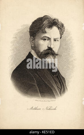 Arthur Nikisch - Hongrois / chef allemand un : 12 octobre 1855 - 23 janvier 1922 Banque D'Images