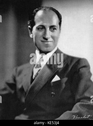 George Gershwin - portrait compositeur et pianiste, 26 septembre 1898 - 11 juillet 1937 Banque D'Images
