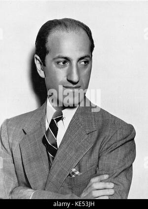 George Gershwin - portrait compositeur et pianiste, 26 septembre 1898 - 11 juillet 1937 Banque D'Images