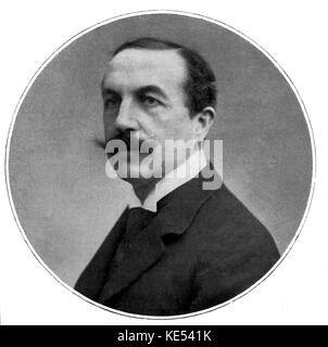 Albert Carre directeur de l'Opéra Comique. Frech acteur, producteur, directeur de la Comédie française 1852-1938. Banque D'Images