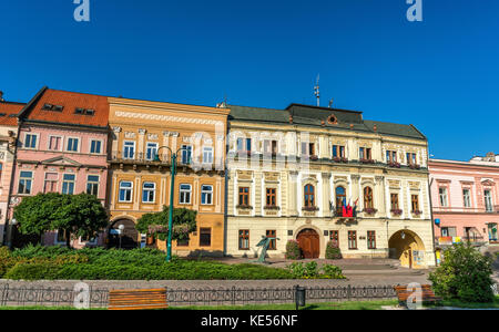 Bâtiments traditionnels dans la vieille ville de Prešov en Slovaquie Banque D'Images