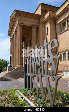 Mitchell l'aile de la bibliothèque de l'état de Nouvelle-Galles du Sud à Sydney, Australie Banque D'Images