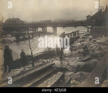 Inondé de la Don River 1899 Banque D'Images