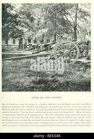 Cette page de 'The Photographic History of the civil War' fournit un compte-rendu visuel de la guerre de Sécession, documentant les moments clés et les personnages impliqués dans le conflit. Banque D'Images