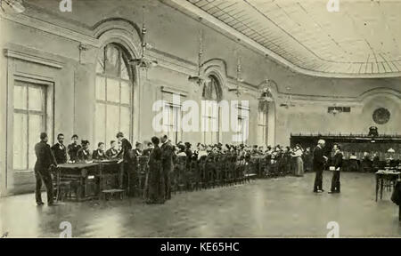 S 158 110 Telephonzentrale Abb Saal der im IX. Bezirke Banque D'Images